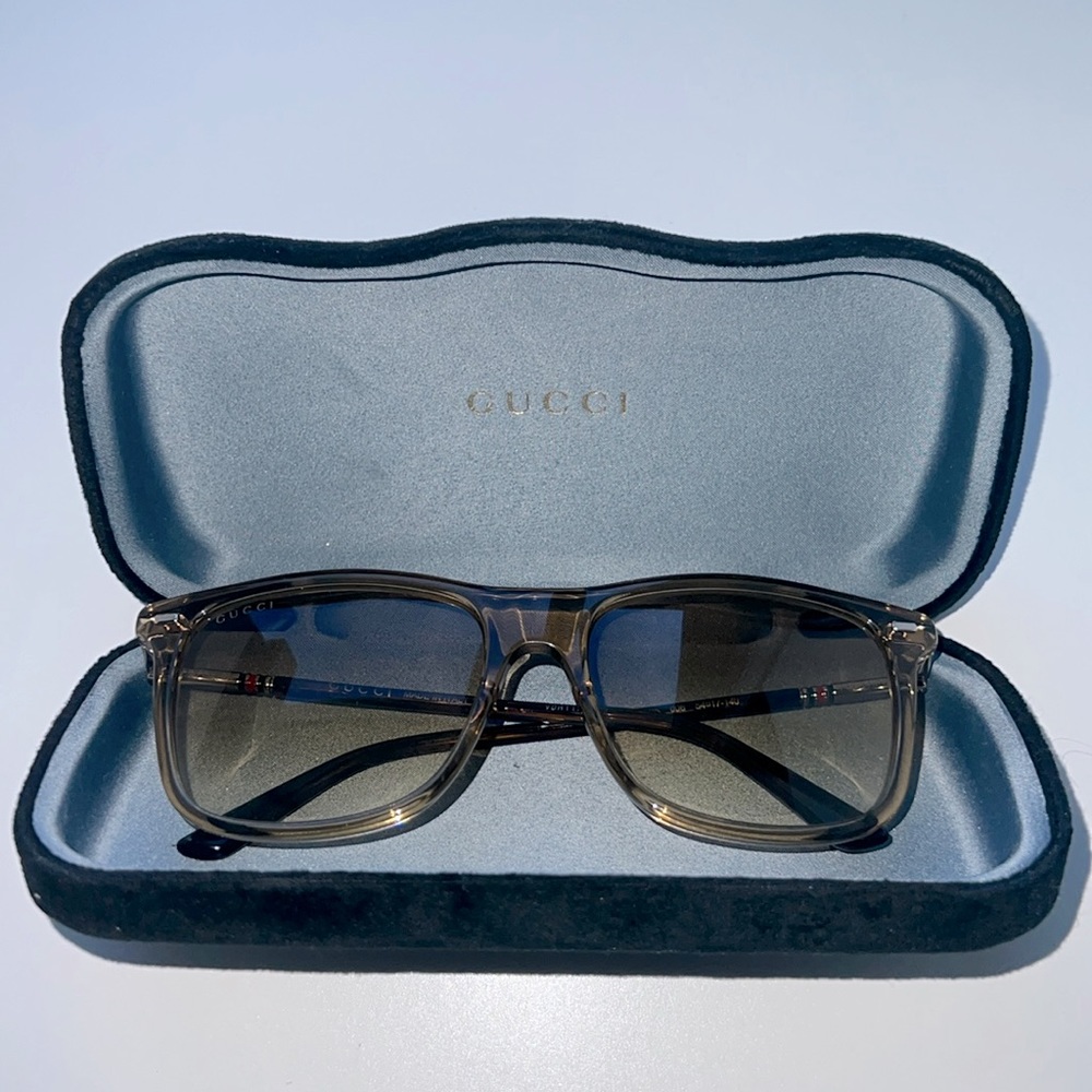 Gucci men’s sunglasses brown/tan